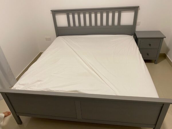 King Bed with Mattress from IKEA - Image 2