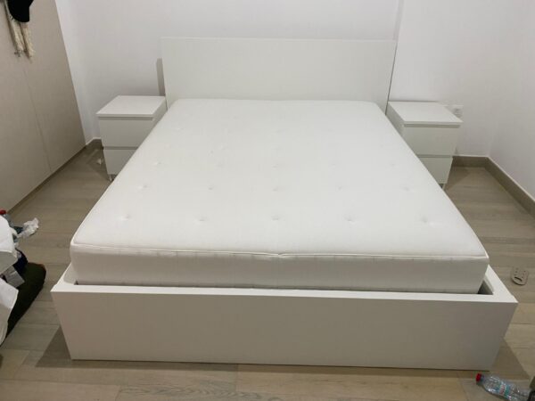 Bed King with Mattress from IKEA - Image 2