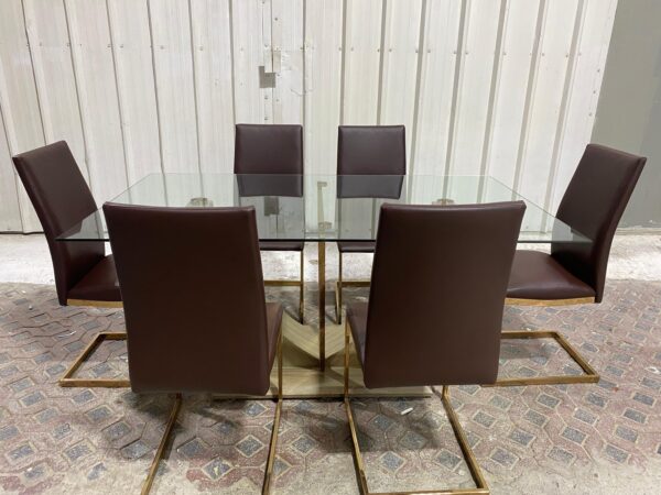 Dinning Table with 6 Chair from Home Center - Image 10