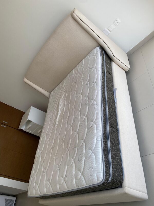 Queen Bed with Mattress from Home Center - Image 4