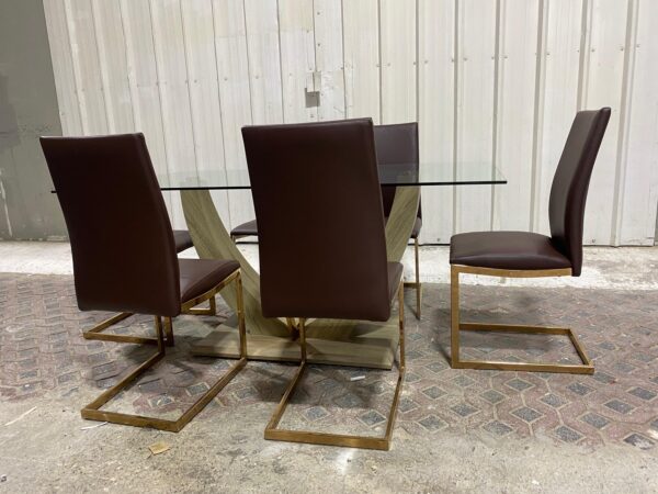 Dinning Table with 6 Chair from Home Center - Image 4