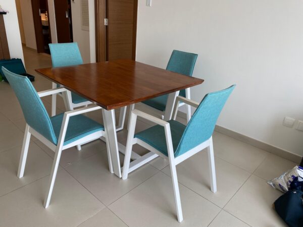 Dinning Table with 4 Chairs from Pan Home