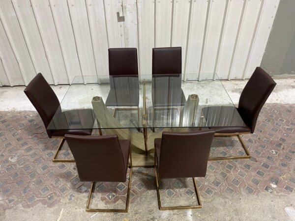 Dinning Table with 6 Chair from Home Center - Image 5