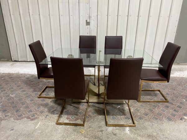 Dinning Table with 6 Chair from Home Center - Image 9
