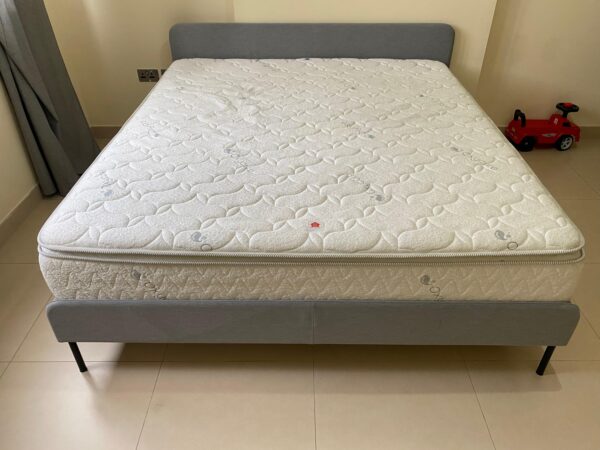 King Bed with Mattress from IKEA - Image 7