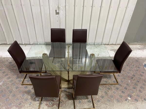 Dinning Table with 6 Chair from Home Center - Image 3