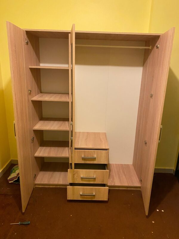 Wardrobe 3 Door from Home Center - Image 6