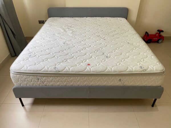 King Bed with Mattress from IKEA - Image 2
