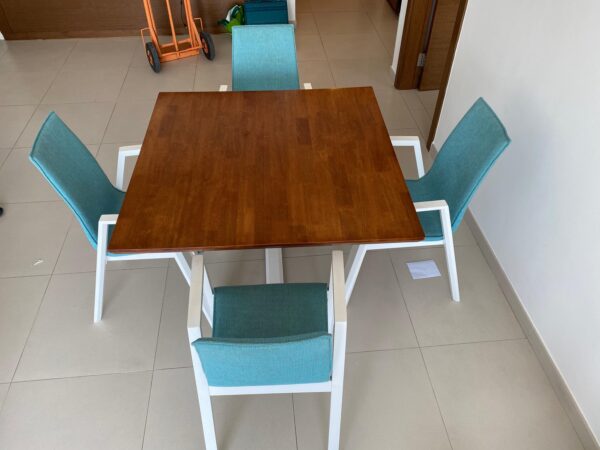 Dinning Table with 4 Chairs from Pan Home - Image 2