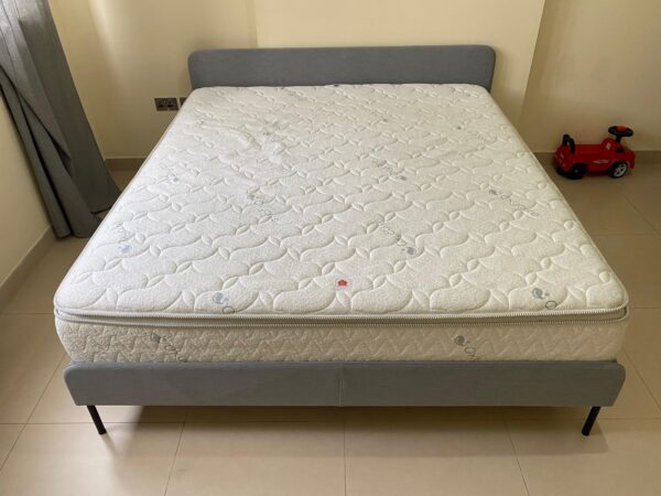 King Bed with Mattress from IKEA