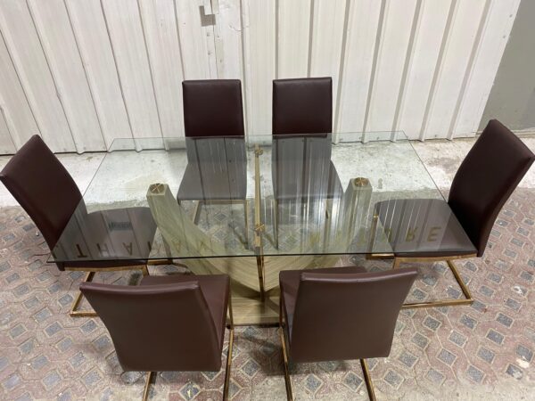 Dinning Table with 6 Chair from Home Center
