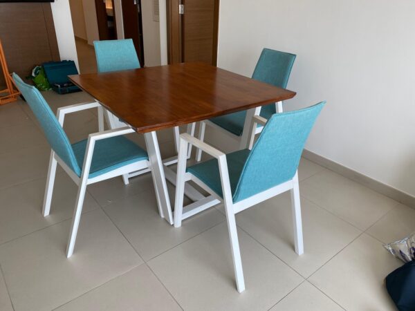 Dinning Table with 4 Chairs from Pan Home - Image 4