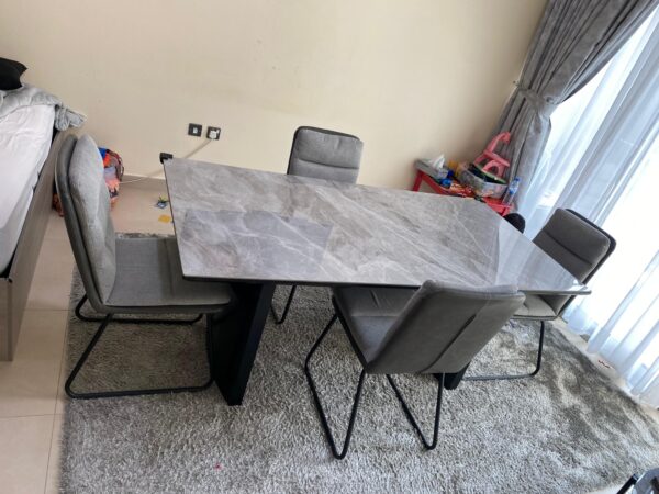 Dining Set With 4 Chairs From Home Box - Image 3