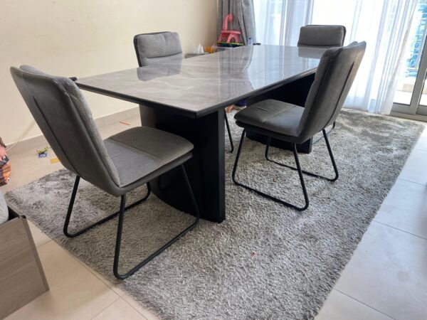 Dining Set With 4 Chairs From Home Box - Image 4