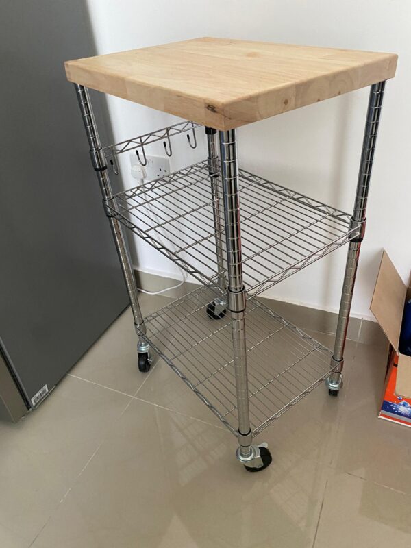 Kitchen Metallic Rack, Pan Home - Image 3