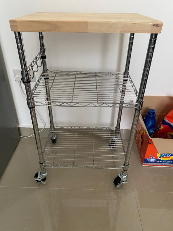 Kitchen Metallic Rack, Pan Home - Image 2