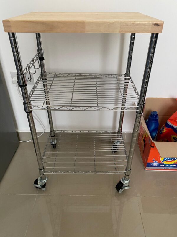 Kitchen Metallic Rack, Pan Home