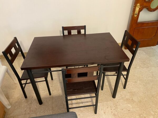 Dining Set &Amp; 4 Chair, Ikea
