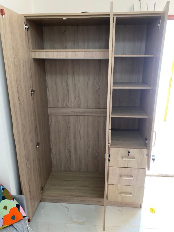 Wardrobe 3-Door, Home Center - Image 5