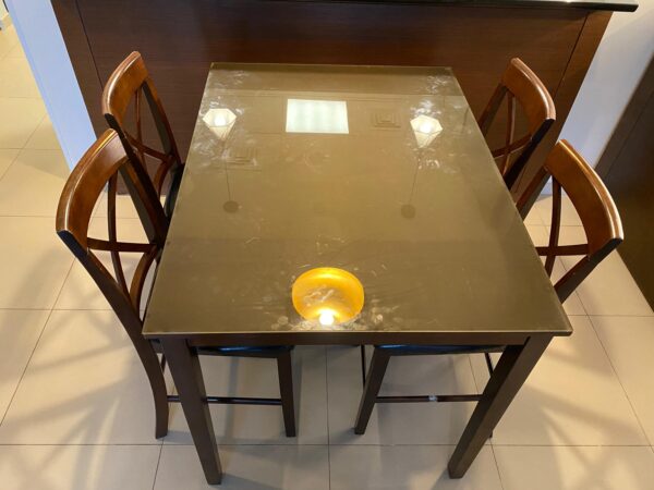 Dining Set, 4 Chairs, Ikea - Image 4