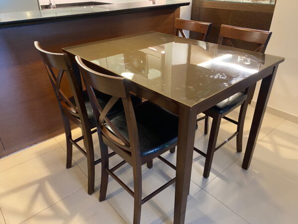 Dining Set, 4 Chairs, Ikea