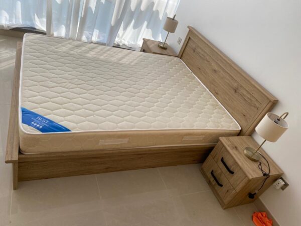 Queen Bed With Mattress, Home Box - Image 3